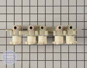 LG WASHER WATER INLET VALVE ASSEMBLY AJU75152601 - Main view showing water control for LG models