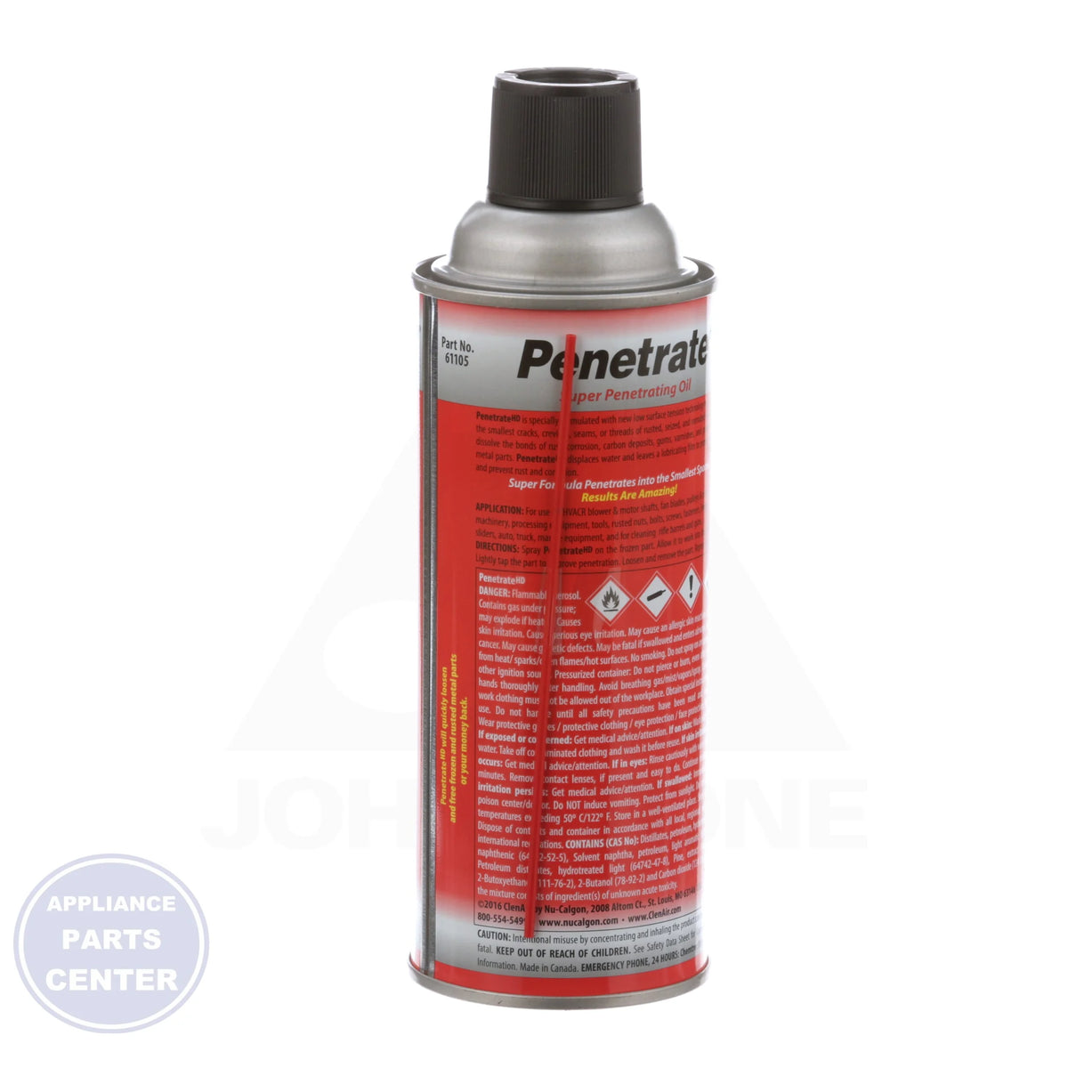 Penetrate HD Penetrating Oil AK12 - Side view with 12 Oz. capacity