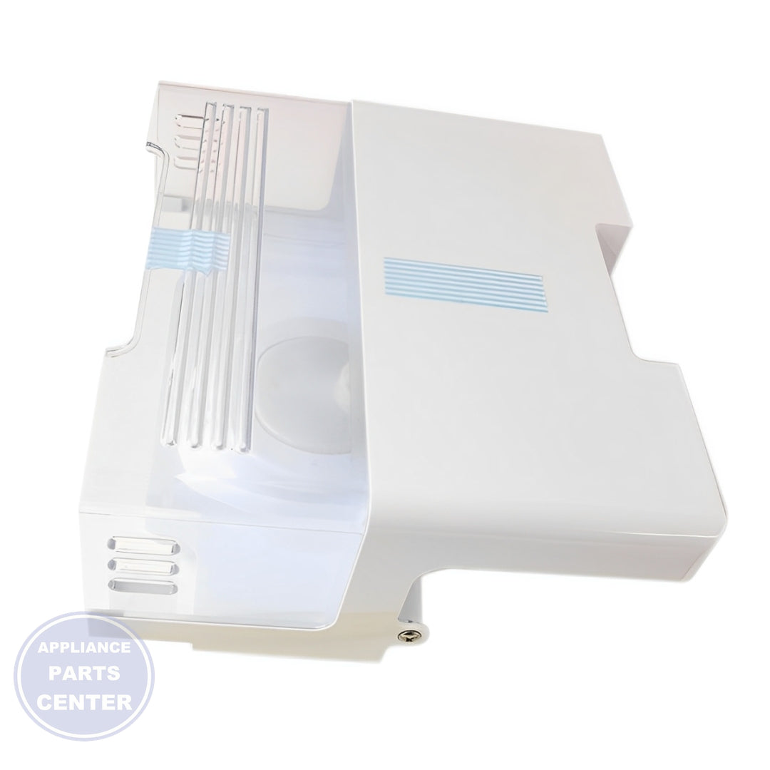 LG REFRIGERATOR ICE BUCKET ASSEMBLY AKC73369908 - Main view showing ice storage for specific LG models