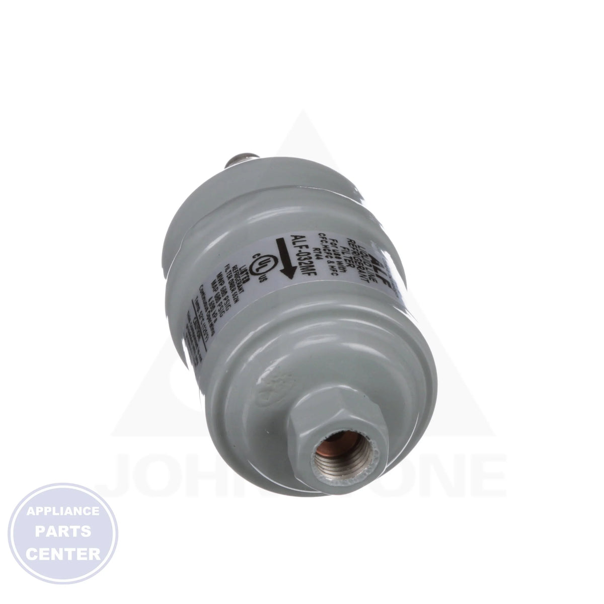 ALF Liquid Line Filter ALF032MF - Detailed view of 4.38" length and 8.0 R22/R410A capacity