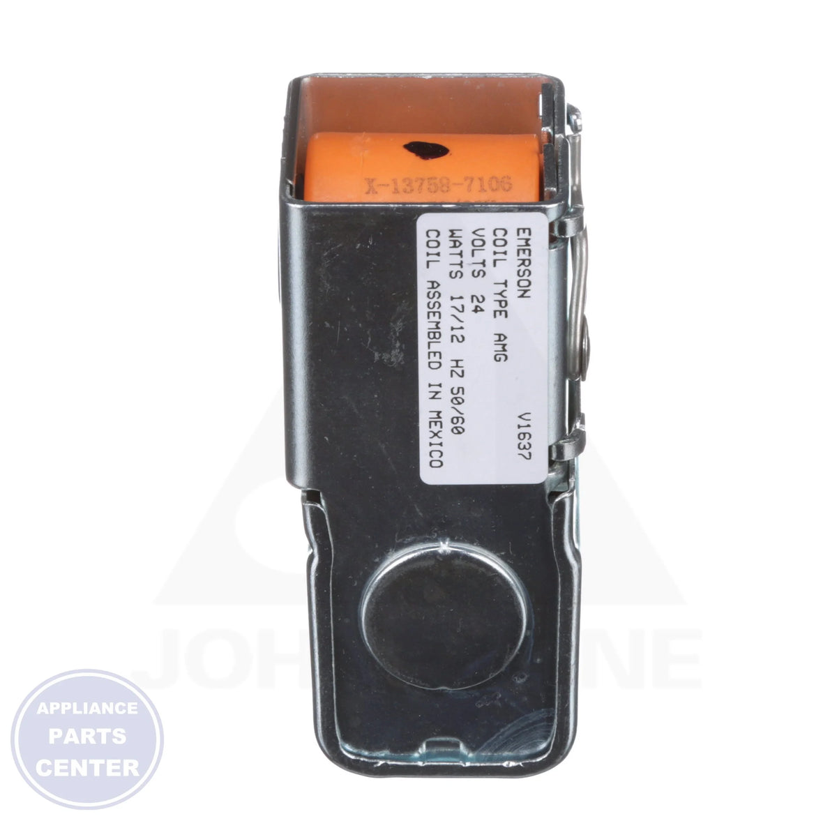 24V Solenoid Coil AMG-24 - Detailed view of UL listed warning
