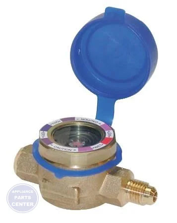 Sight Glass/Moisture Indicator AMI-1FM3 - Main view showing color change feature for refrigeration systems