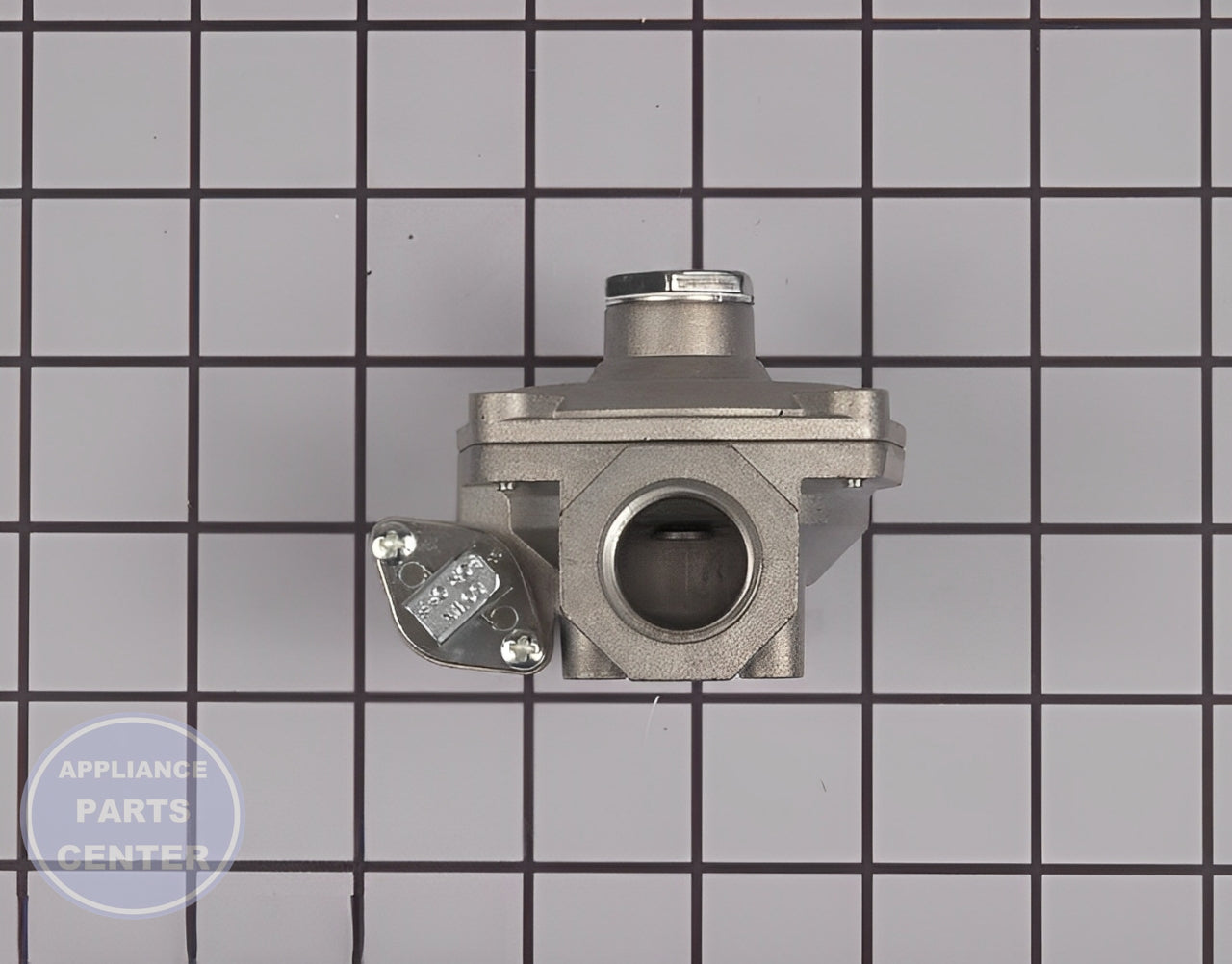LG RANGE GOVERNOR ASSEMBLY AMP30000002 - Side view with Gas Control Valve specs