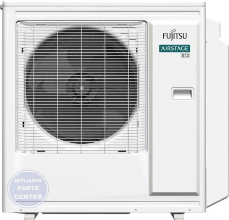 Outdoor Heat Pump AOUH36KWAS4 - Main view showing Blue Fin-coated heat exchanger for various indoor units