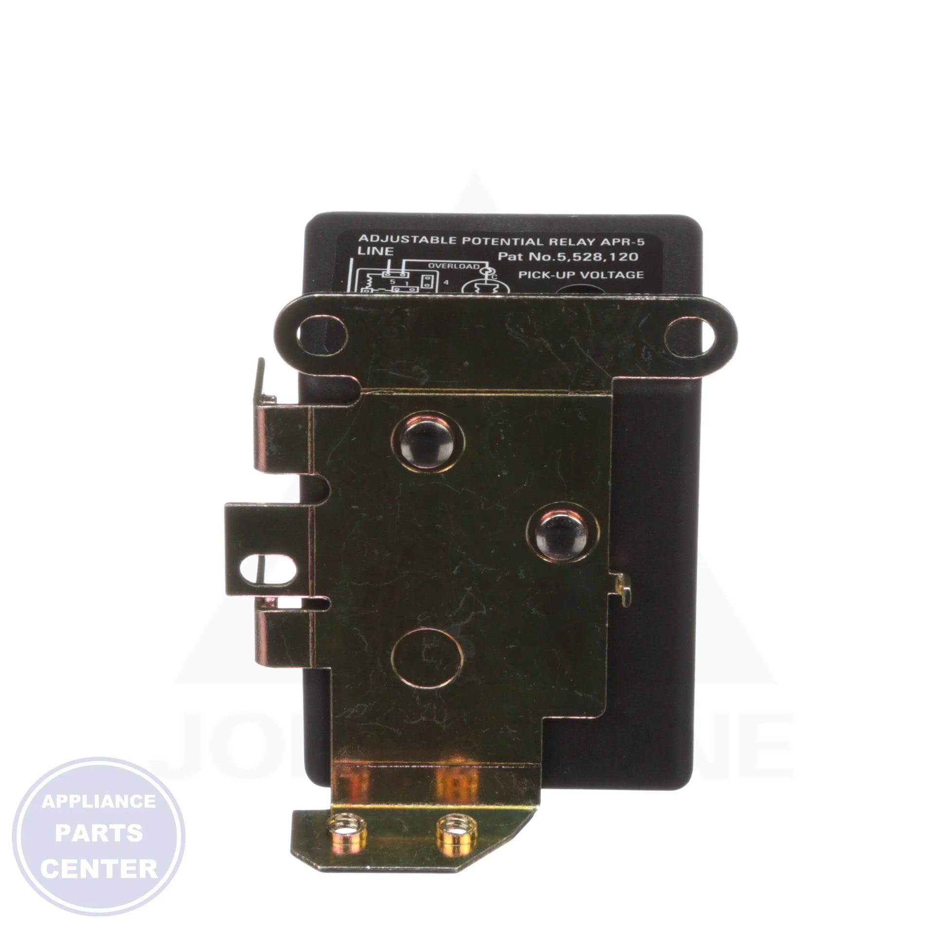 Adjustable Potential Relay APR-5 - Side view with customizable voltage specifications