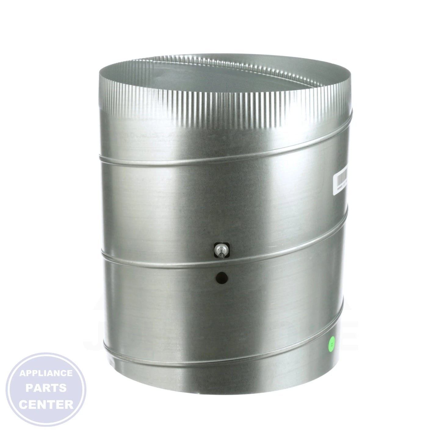 Automatic Round Damper ARD12TZ - Side view with 24VAC power-close mechanism