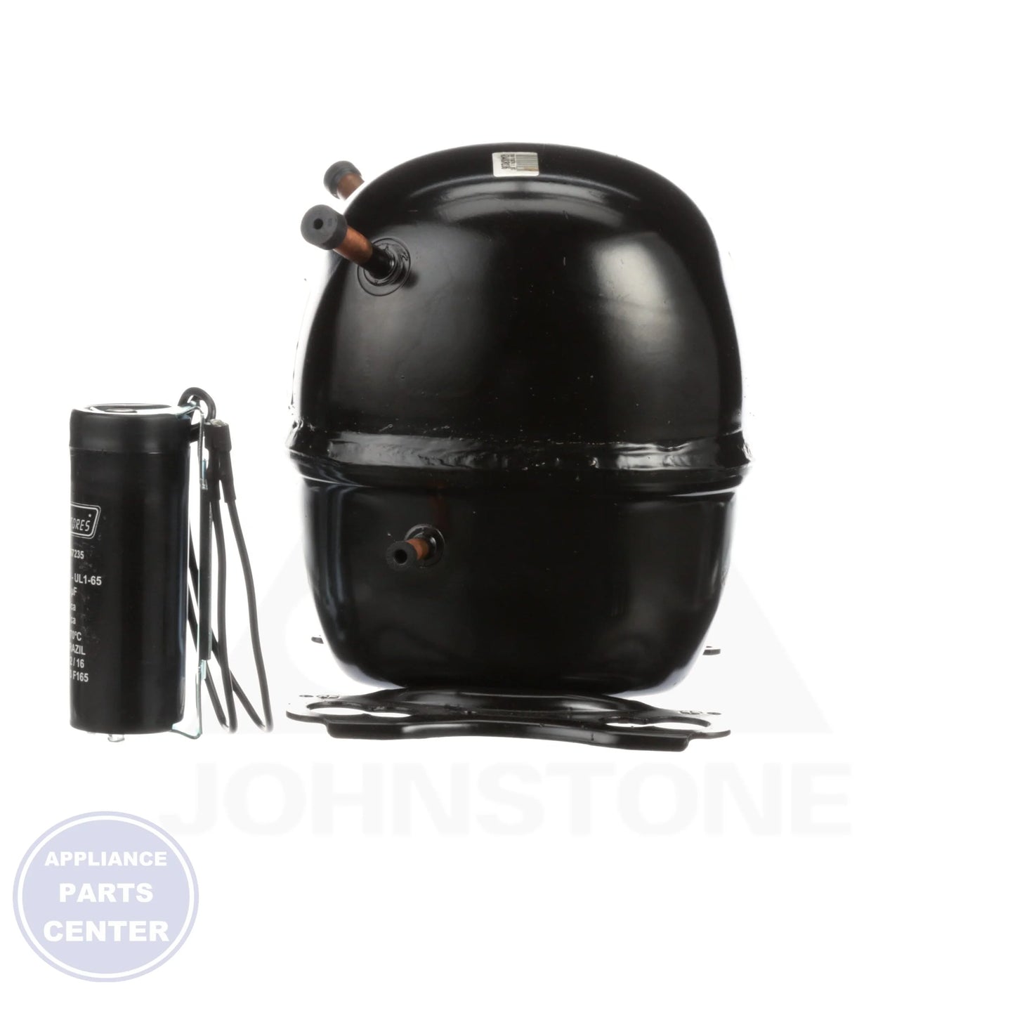 R134a Commercial Temperature Compressor AZA0395YXA - Detailed view of 1/8 HP and 115 volts specifications