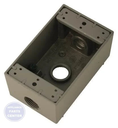 [Brand] Outdoor Electrical Outlet Boxe B-5V - Main view showing weather-resistant design for outdoor installations
