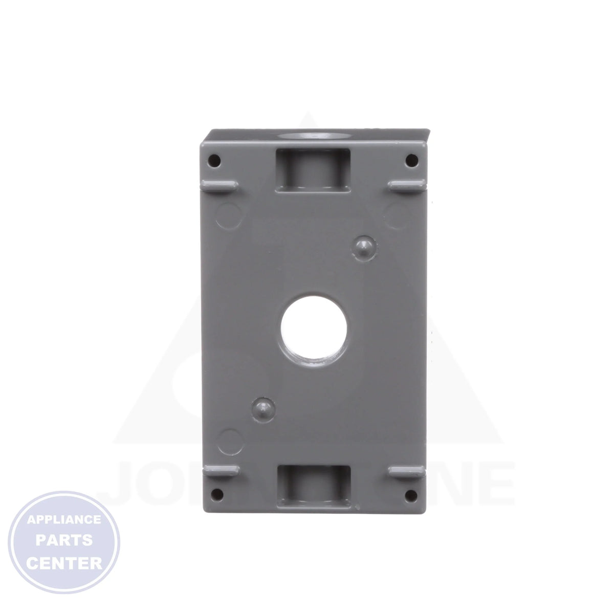 Outdoor Electrical Outlet Boxe B-5V - Side view with 1/2-inch hole sizes and die-cast aluminum build