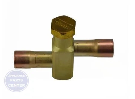 Goodman & Amana Base Valve - Suction 7/8" B12825167SP - Main view showing precise suction line support for B15-556 models