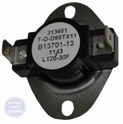 Amana Goodman Furnace Limit Switch B1370113 - Main view showing temperature control for various models