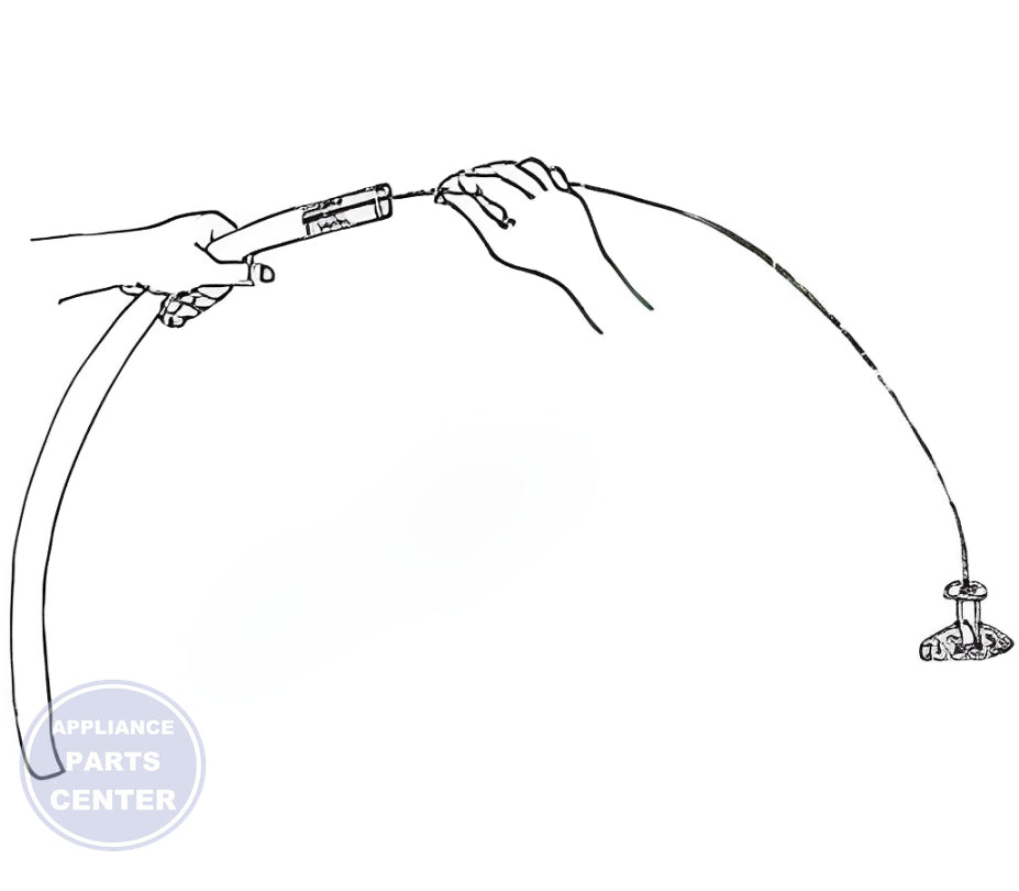 BRUSHTECH 24" FLEXIBLE BRUSH B290C - Side view with flexible design