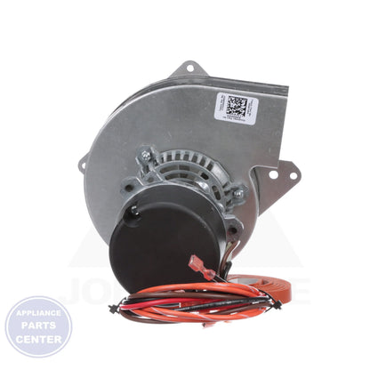 Draft Inducer Motor B2959000S - Side view with precise motor measurements