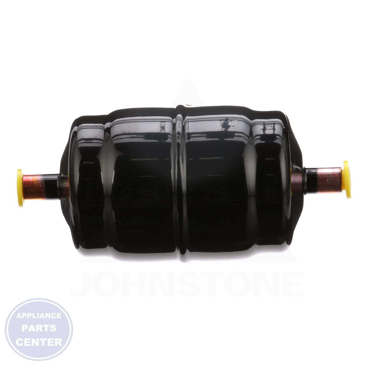 Bi-Flow Filter-Drier BF163S - Side view with 3/8' ODF connection and 16 cubic inches
