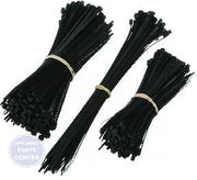 Cable And Duct Tie Assortment Pack BLTP57110-450 - Main view showing UV resistant black ties for various models