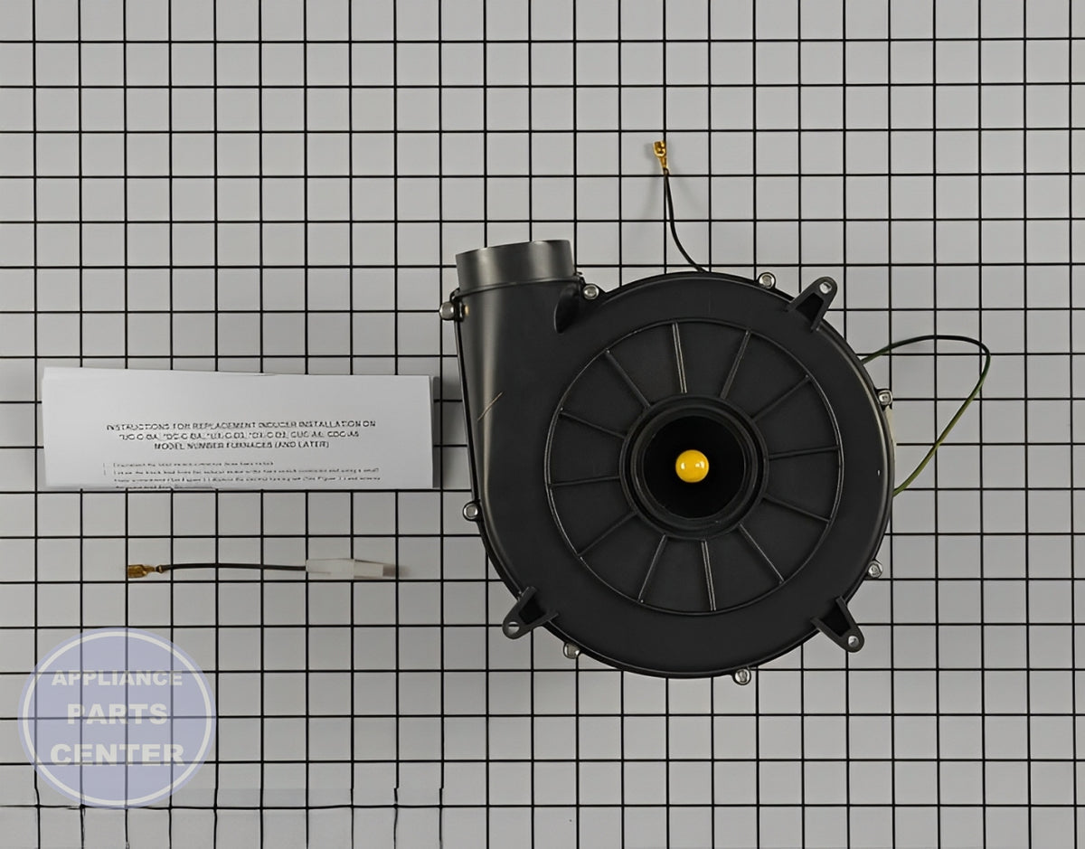 Draft Inducer Motor BLW00864 - Detailed view of Trane motor technical details