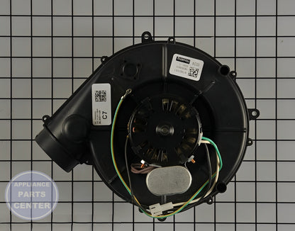 Trane Draft Inducer Motor BLW01139 - Installation in Trane model showing key mounting points