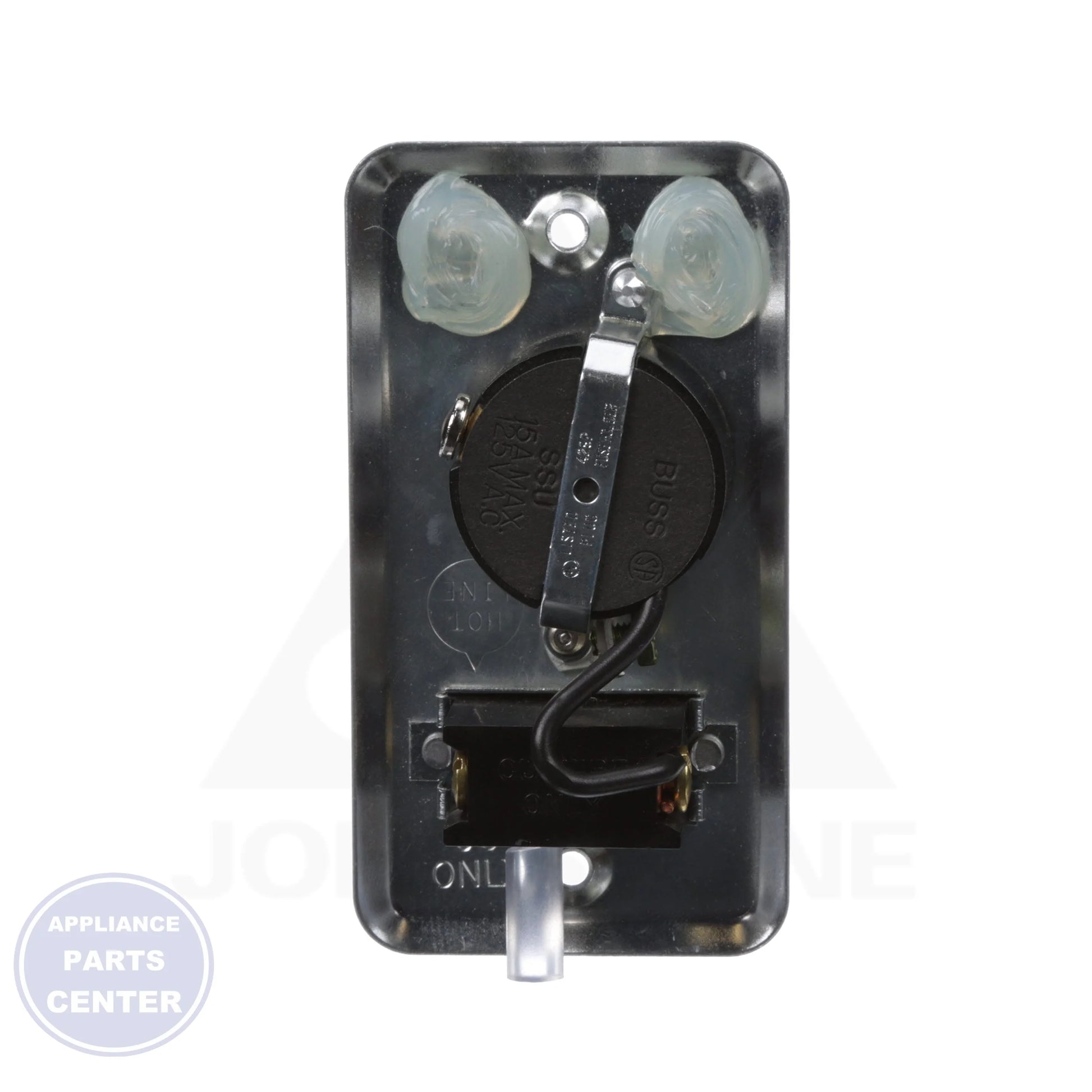 Plug/Fuse Box Cover Unit BP-SSU - Side view with standard handy box specifications