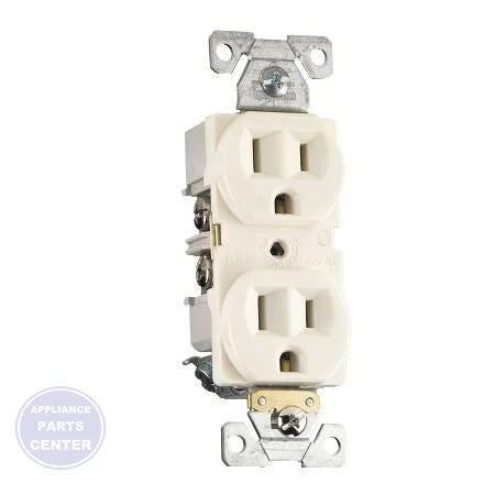 BR15V Commercial/Specification Grade Receptacle - Main view showing duplex design for G22-885 models