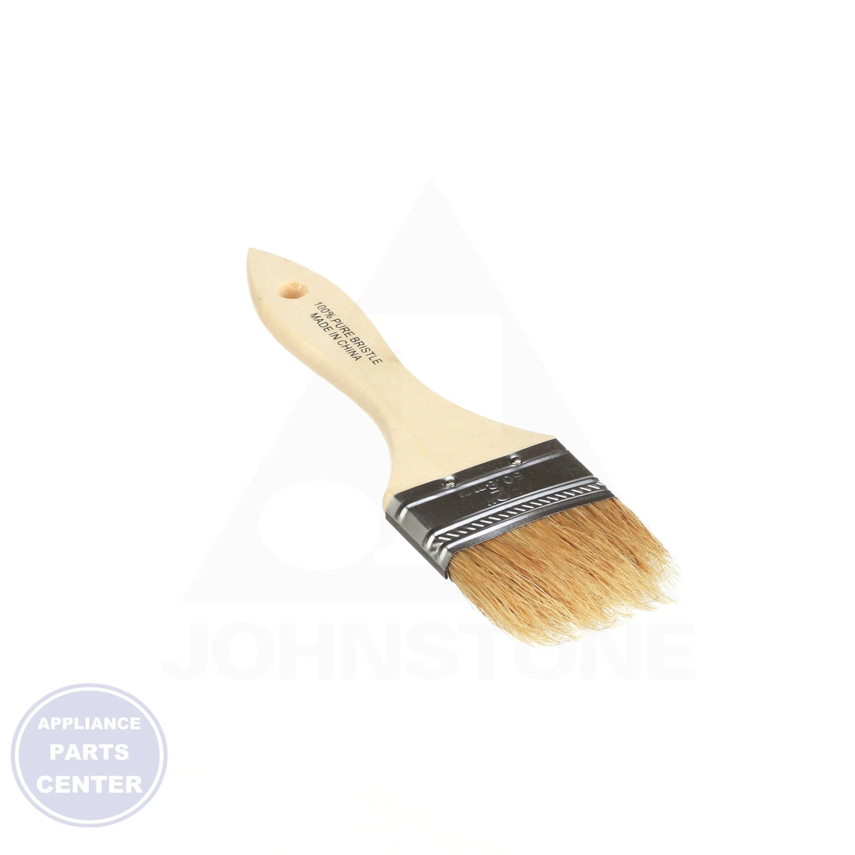 Chip Brush BRS67194 - Detailed view of White Chinese bristle and metal ferrule