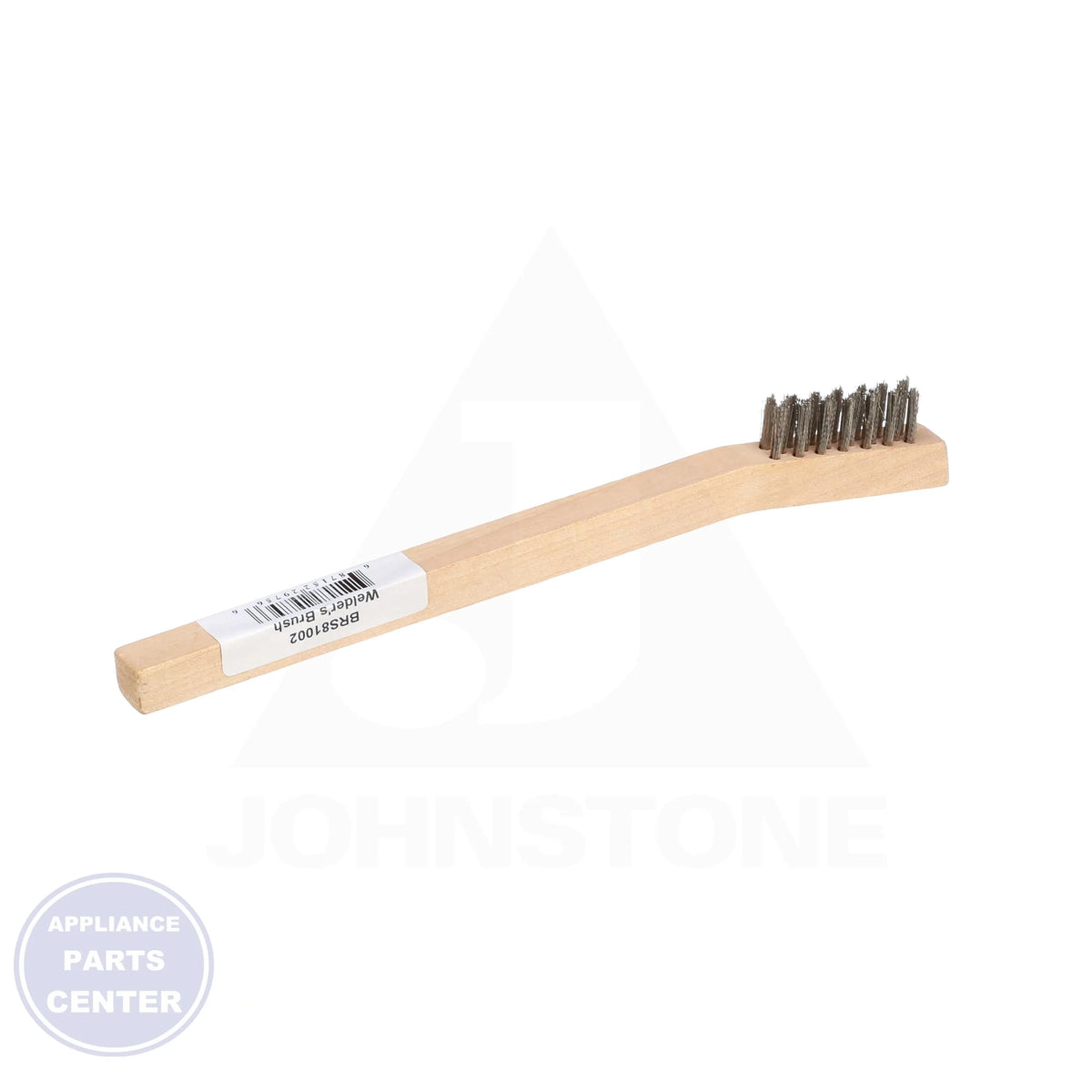 Welder's Brush BRS81002 - Side view with 8" hardwood handle and 1-1/2" bristles