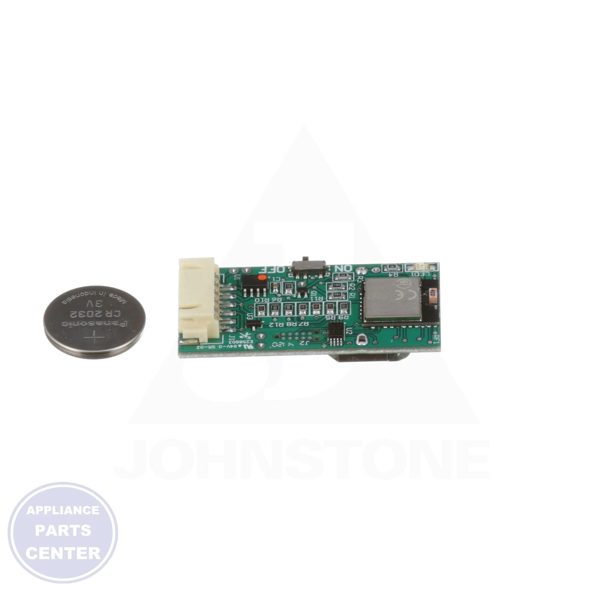 Control Board BTSDL01 - Side view with specific measurements