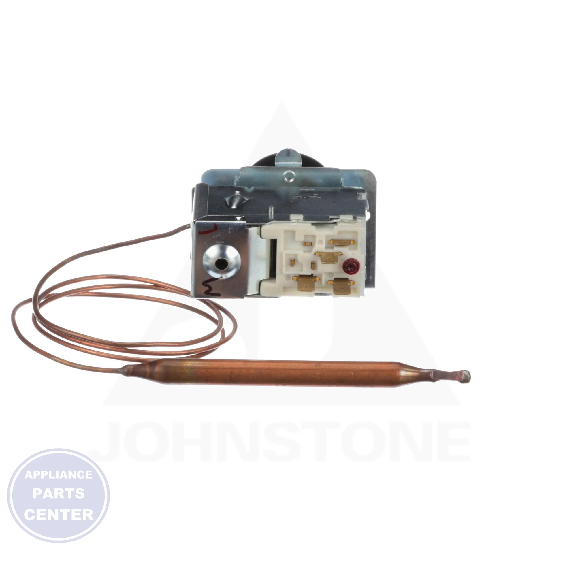 Outdoor Thermostat C12-2001 - Side view with 30" Capillary and 3/8" x 6" Bulb specs
