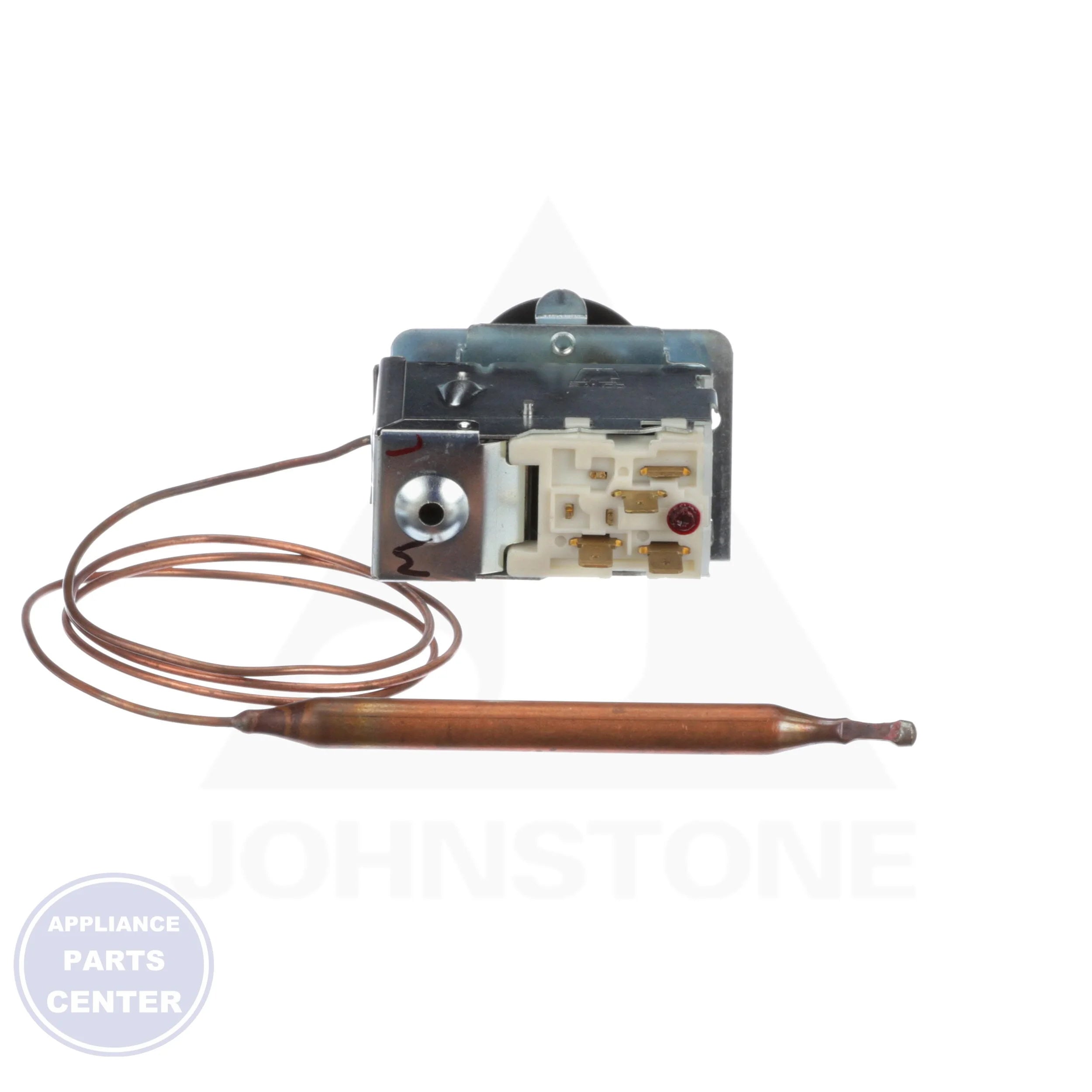 Outdoor Thermostat C12-2001 - Side view with 30" Capillary and 3/8" x 6" Bulb specs