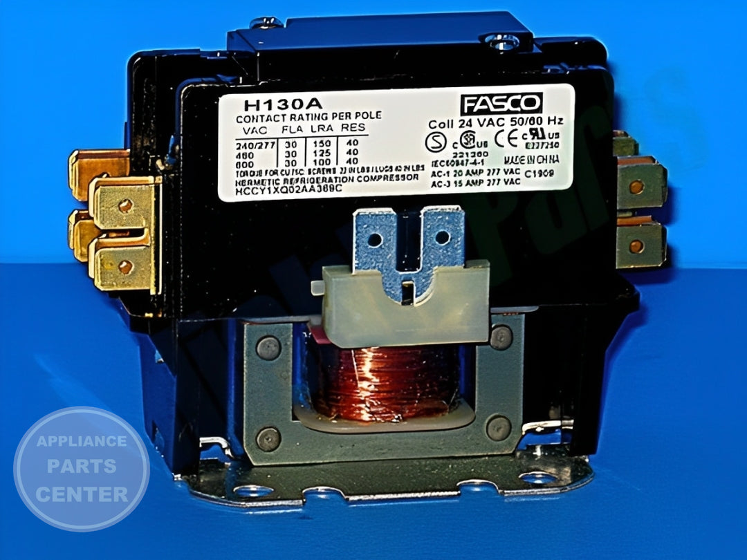 C130A PACKARD CONTACTOR 1 POLE 30 AMPS 24 COIL VOLTAGE main view
