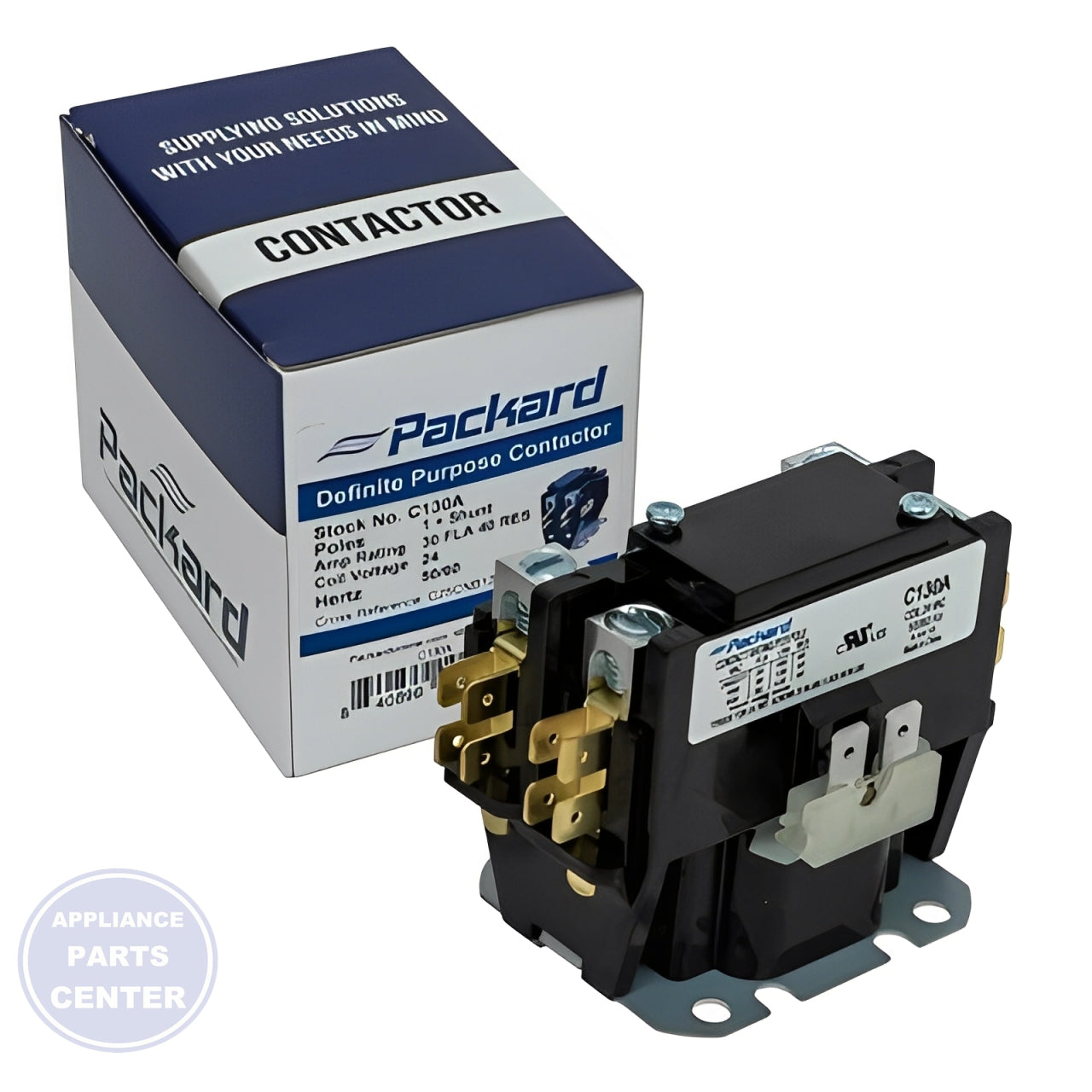 C130A PACKARD CONTACTOR 1 POLE 30 AMPS 24 COIL VOLTAGE installation view
