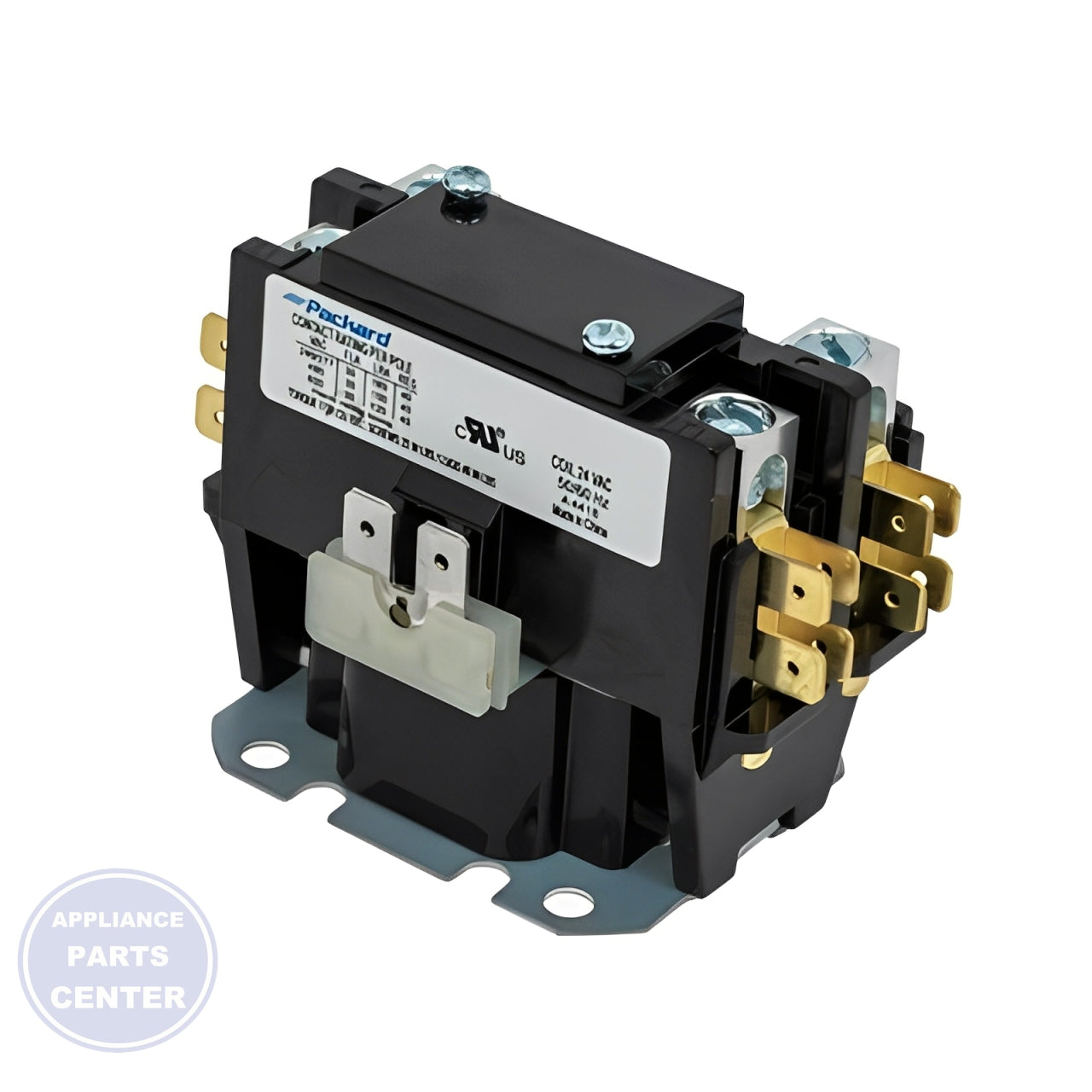 [Brand] PACKARD CONTACTOR 40 AMP 1 POLE 24 VOLT COIL - Main view showing 40 amp capacity for various [specific models]