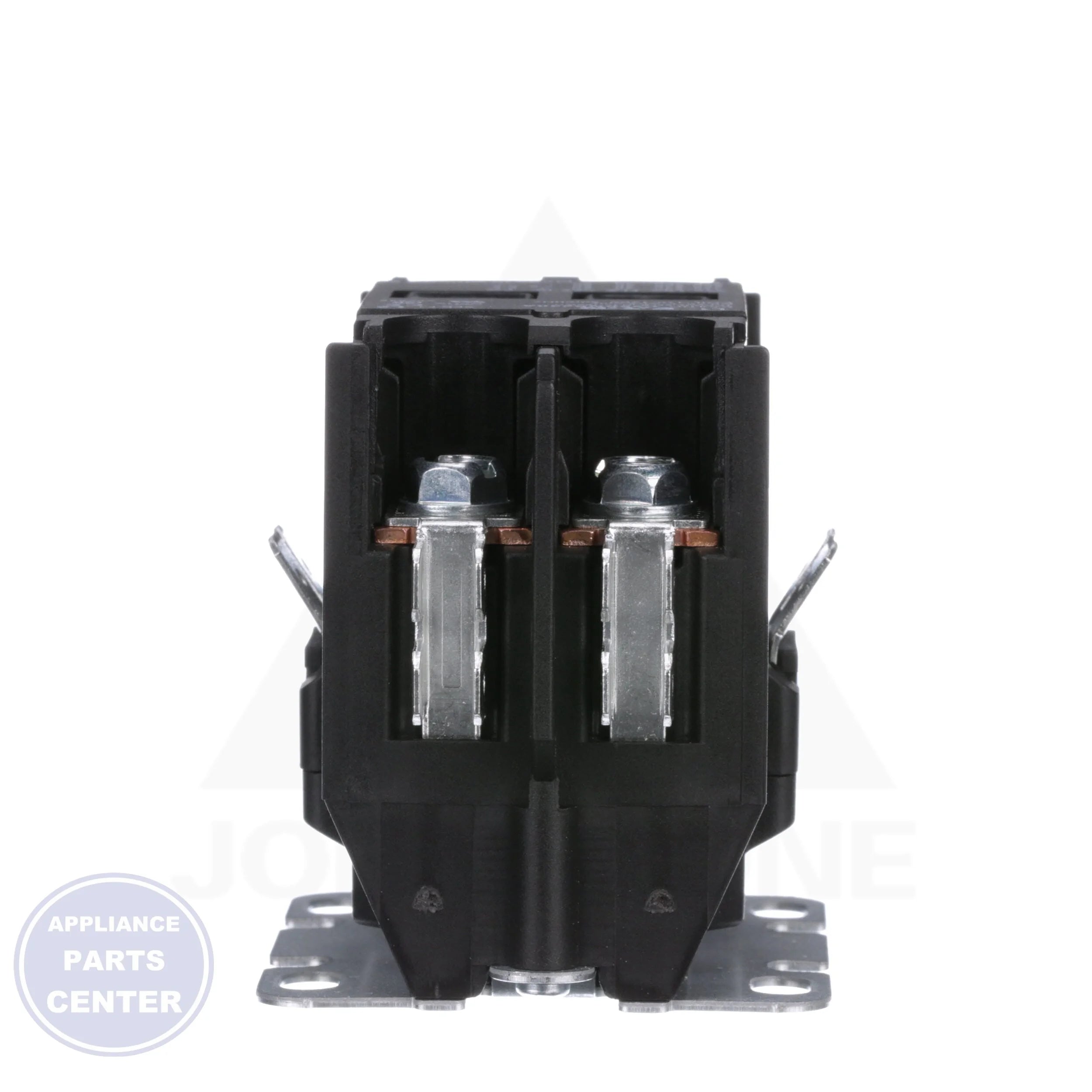 2-Pole Definite Purpose Contactors C25BNB240A - Side view with 40 Ind. F/L Amps and 50 Res. Amps