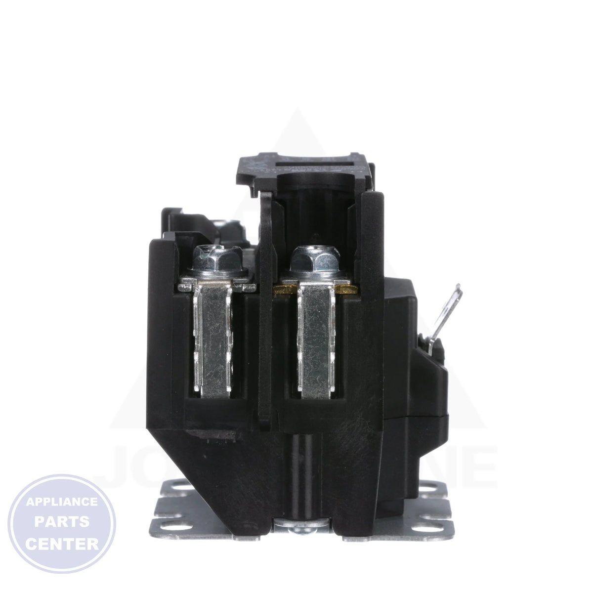 1-1/2 Pole Definite Purpose Contactor C25CNB130T - Side view with 24 VAC coil specs