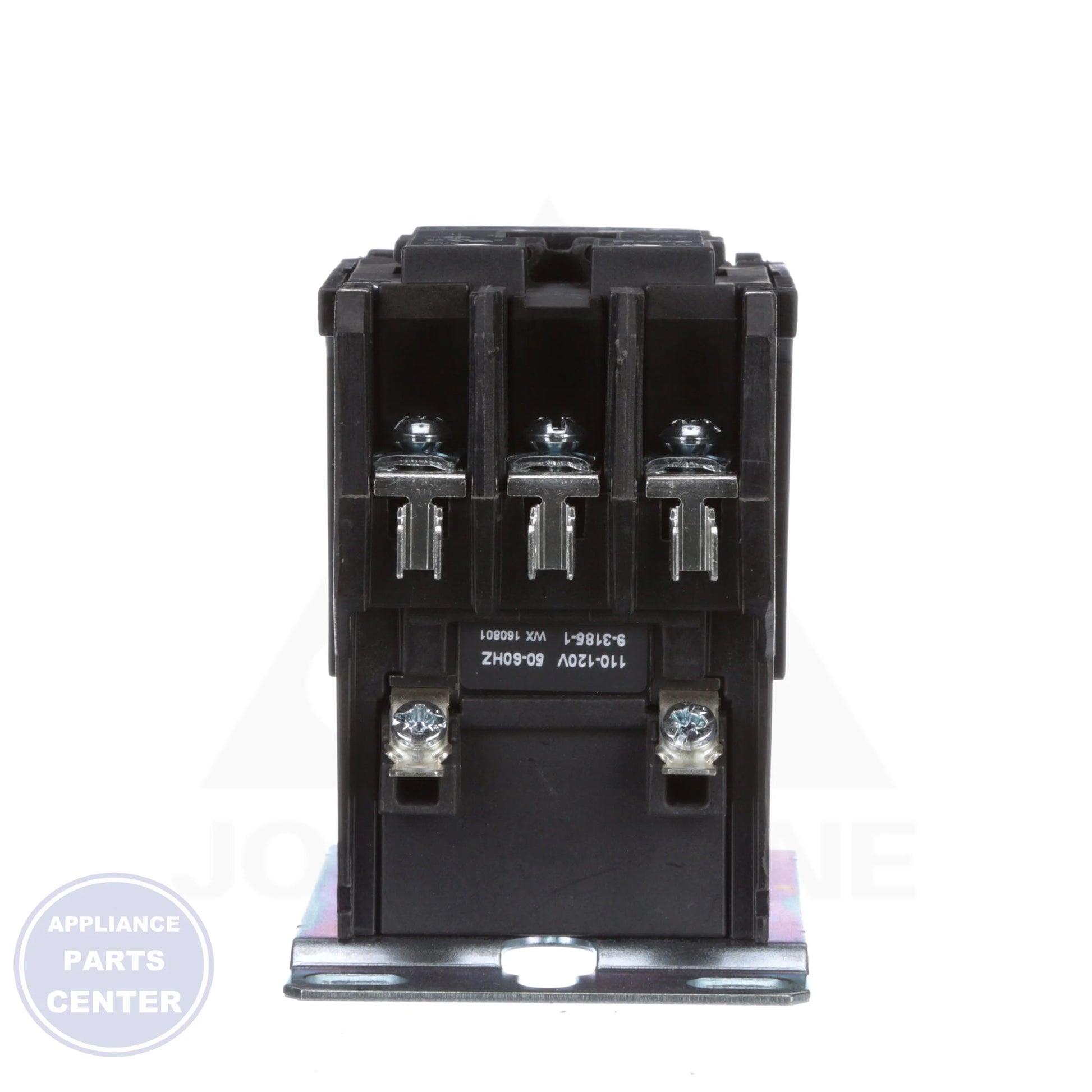 3-Pole Definite Purpose Contactor C25DND330A - Side view with 120 VAC coil voltage