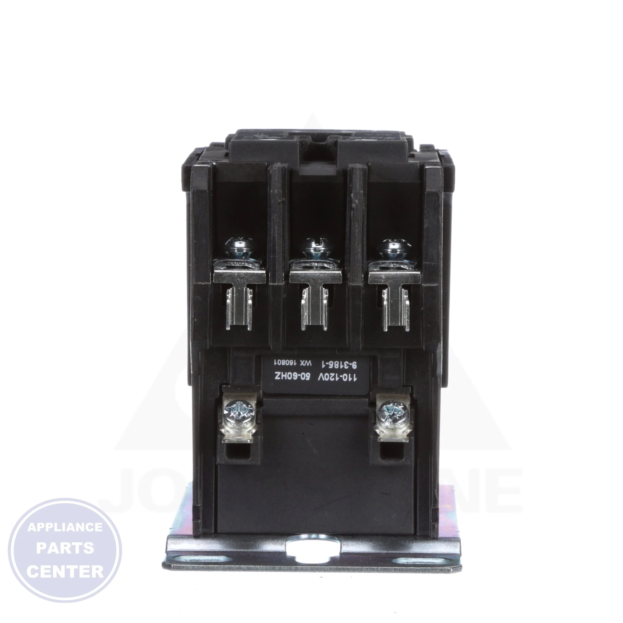 3-Pole Definite Purpose Contactor C25DND330A - Side view with 120 VAC coil voltage