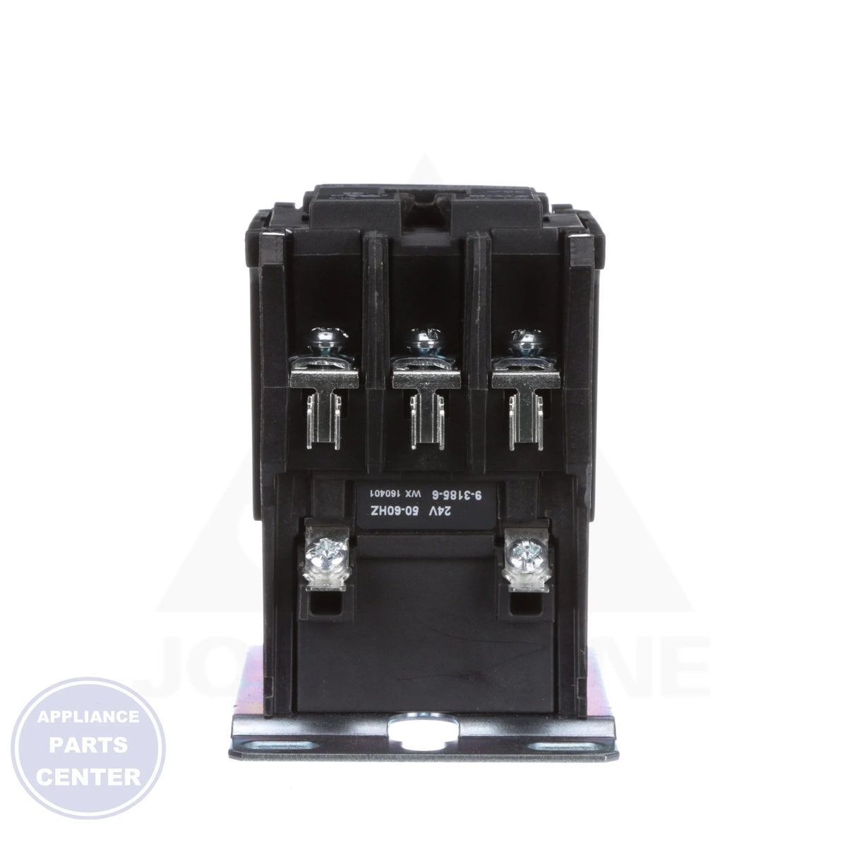 3-Pole Definite Purpose Contactor C25DND330T - Side view with Coil Voltage 24 VAC
