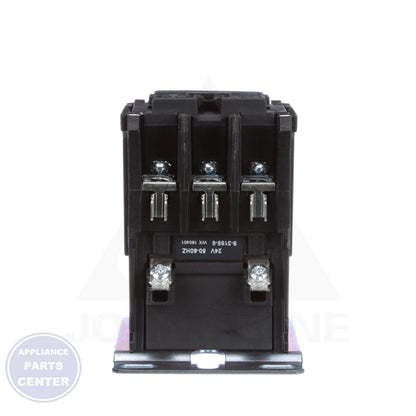 3-Pole Definite Purpose Contactor C25DND330T - Side view with Coil Voltage 24 VAC