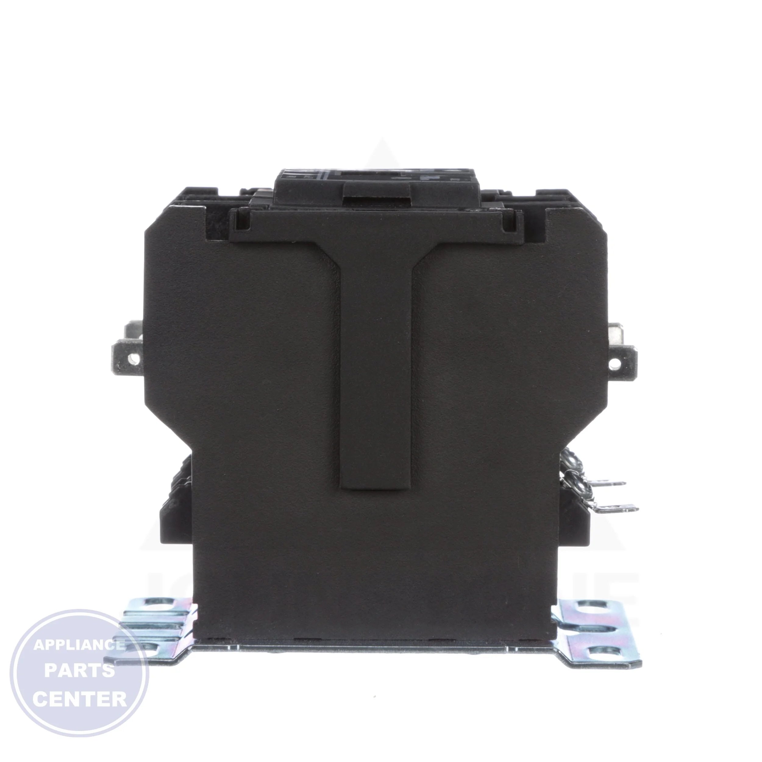 [Brand] 2-Pole Definite Purpose Contactor C25DNF240B - Detailed view of sealed housing and side shields
