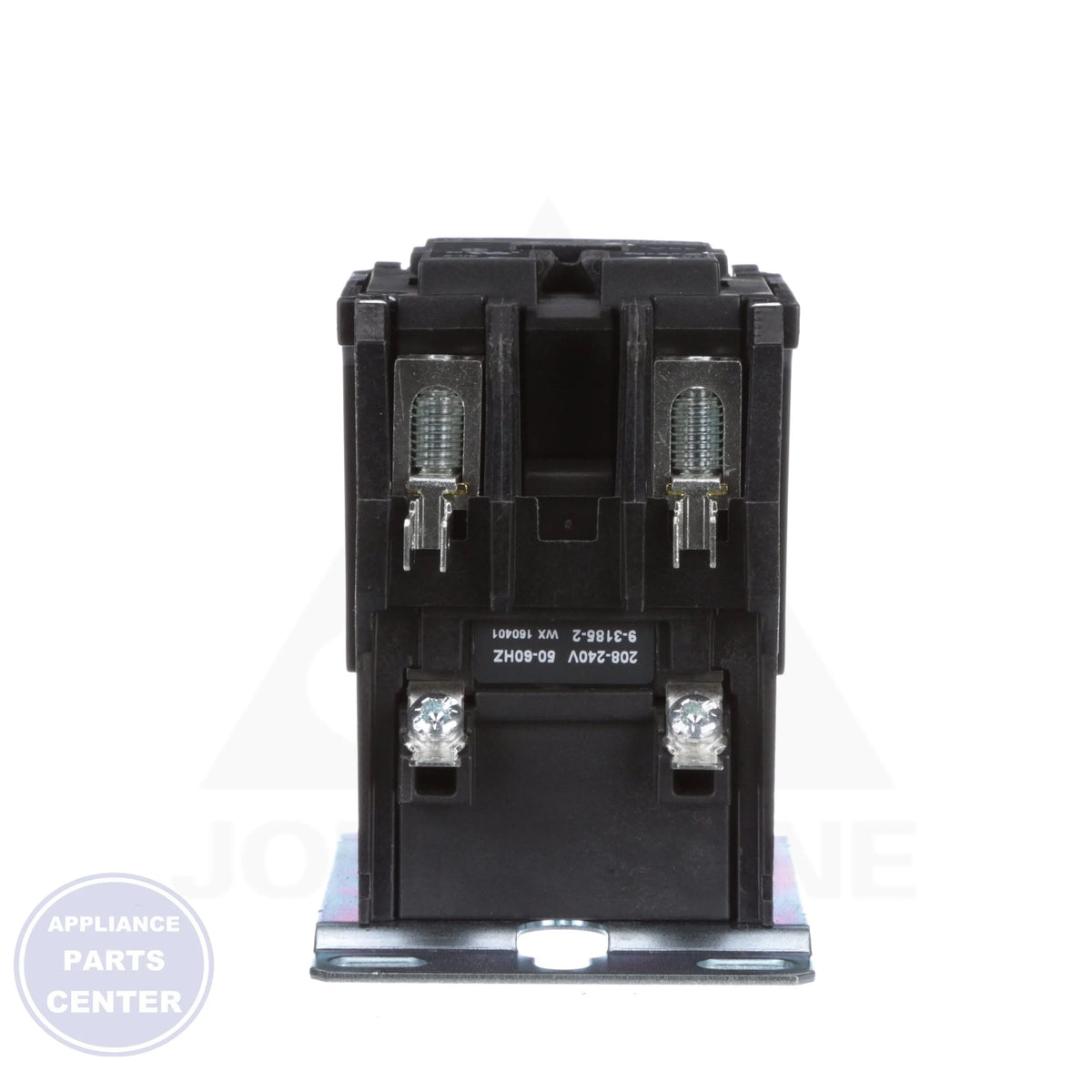 2-Pole Definite Purpose Contactor C25DNF240B - Side view with 2 poles and 208/240 VAC coil