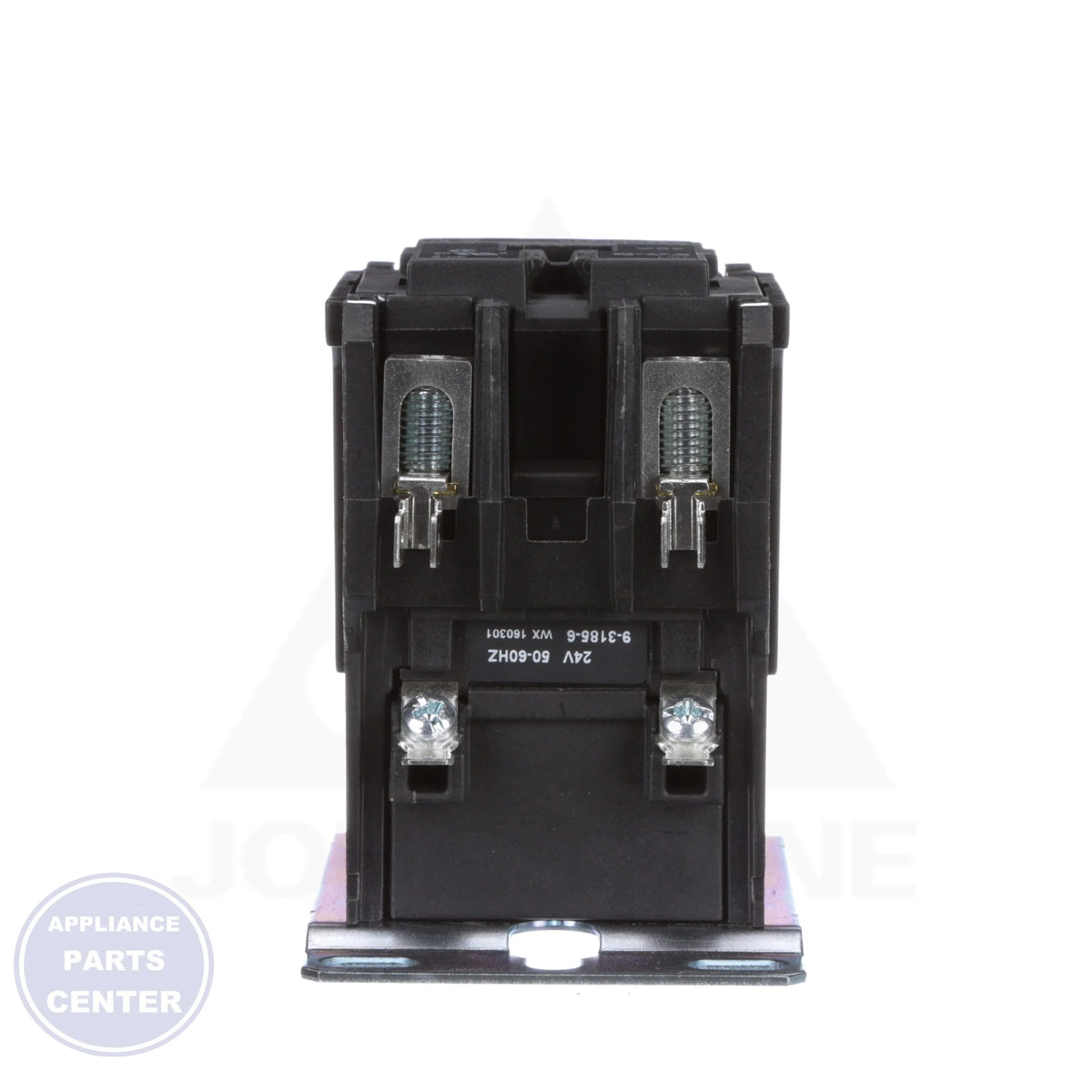Definite Purpose Contactor C25DNF240T - Side view with 2 poles and 24 VAC coil voltage