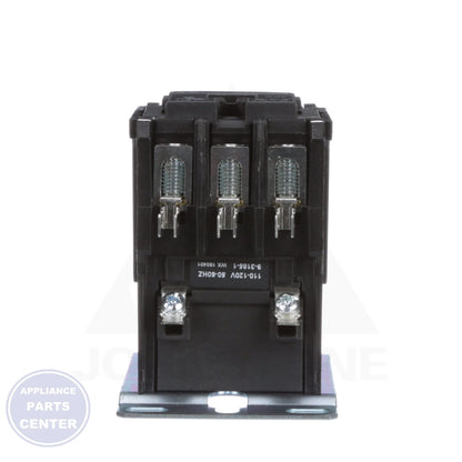 3-Pole Definite Purpose Contactor C25DNF340A - Side view with 120VAC Coil Voltage