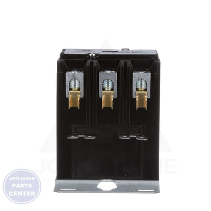 Definite Purpose Contactor 3-Pole C330A - Side view with 30 Ind. F/L Amps and 40 Res. Amps specifications
