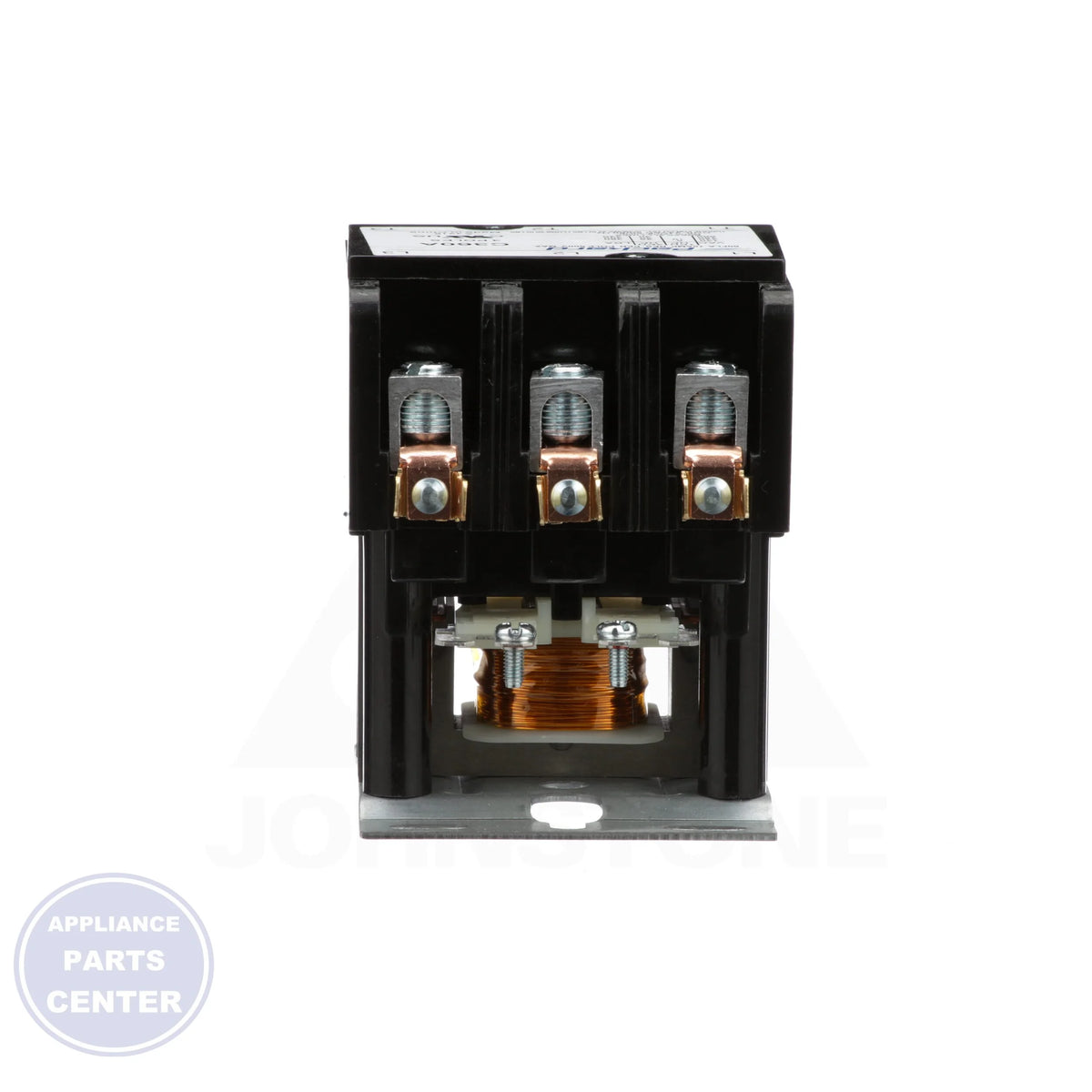 Definite Purpose Contactor 3-Pole C360A - Side view with 60 F/L inductive Amps and 75 Resistive Amps