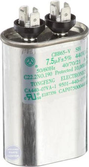 Goodman Amana Capacitor 7.5Mfd 370V - Main view showing energy-efficient design for G35-288