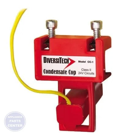 [Brand] Condensate Cop CC-1 - Main view showing clamp-on design for top models