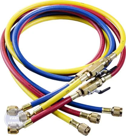 Kobra Charging Hose Set CCLV-48 - Main view showing ball valve whip ends for B13-530