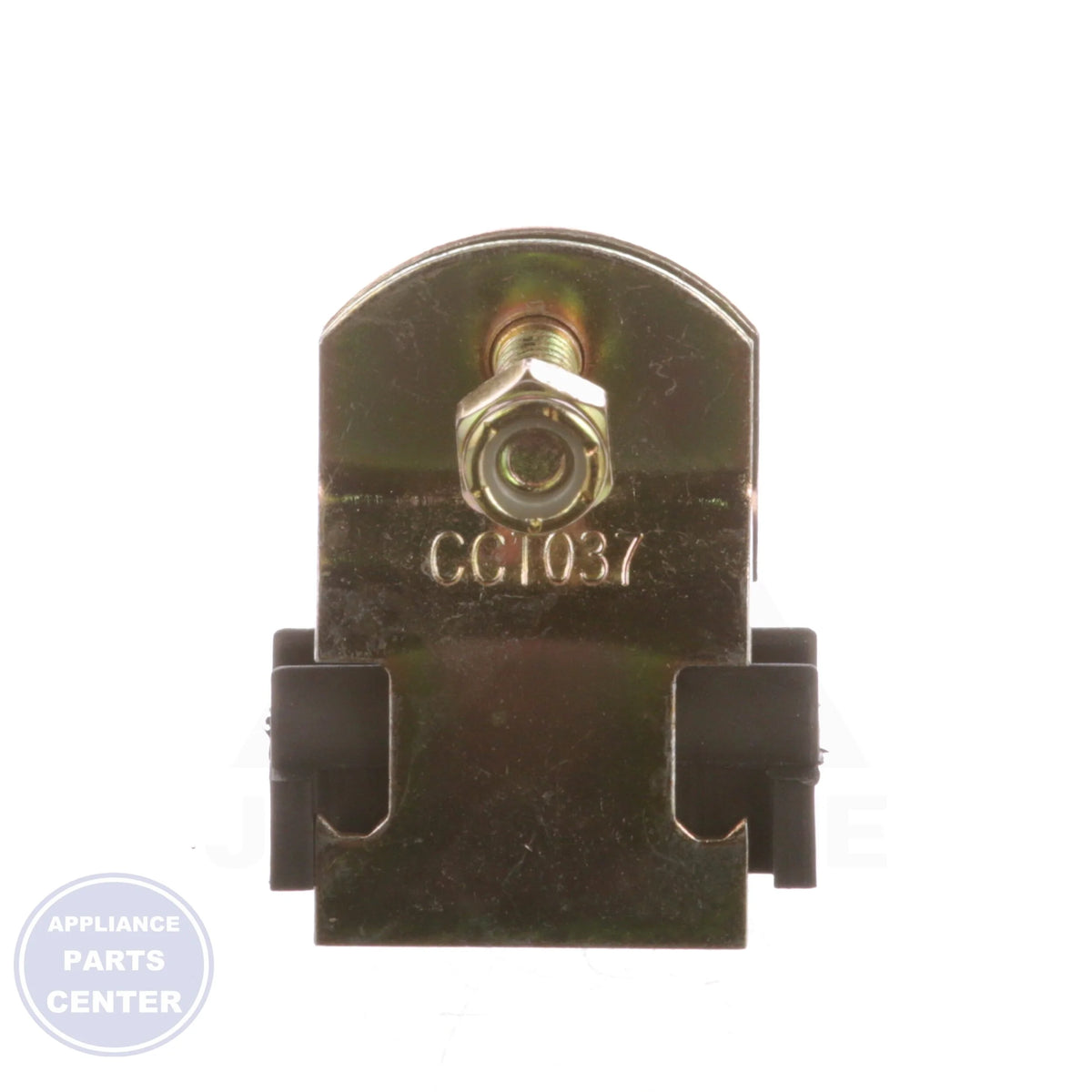 Cushioned Clamp CCT037 - Side view with 3/8-inch tubing specs