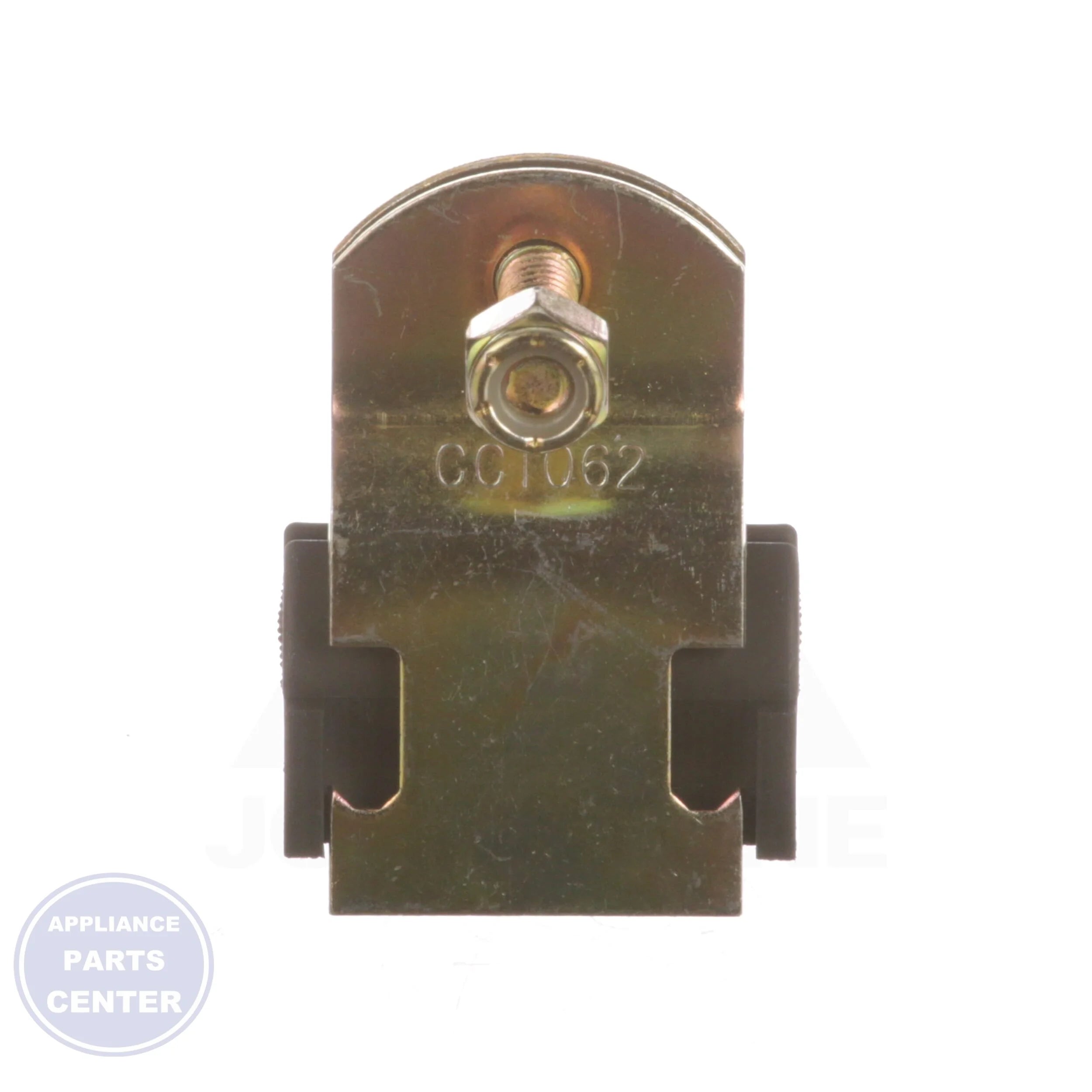 Cushioned Clamp CCT062 - Side view with 5/8" OD and cushioned specs