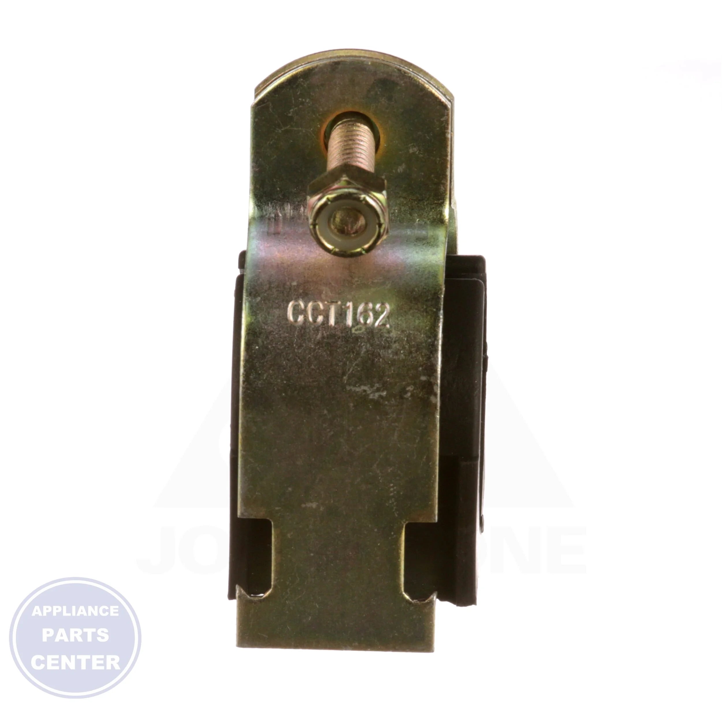 Cushioned Clamp CCT162 - Side view with 1-5/8 inch OD tubing specs