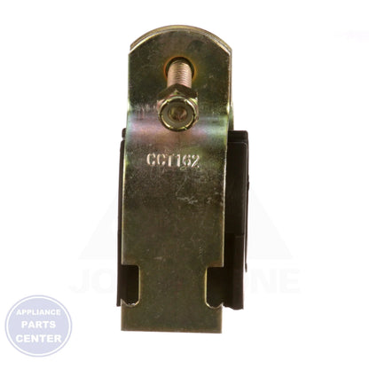 Cushioned Clamp CCT162 - Side view with 1-5/8 inch OD tubing specs